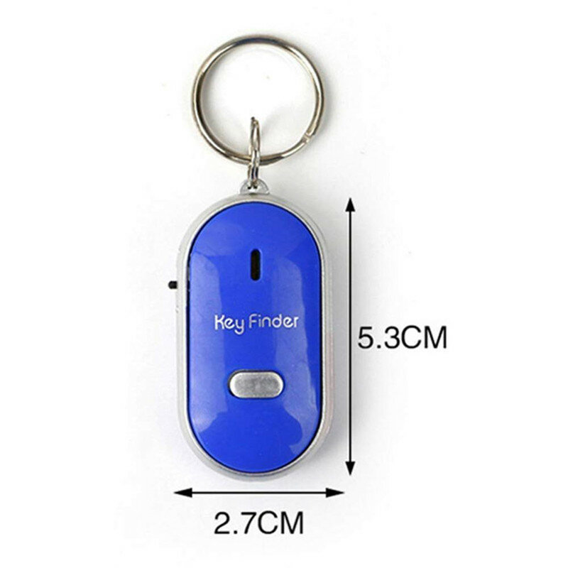 1000Pcs Sound Control Whistle Led Key Finder Locator Vinden Anti-verloren Sleutelhanger Sleutels Chain Parrty Gunst Geschenken H4870