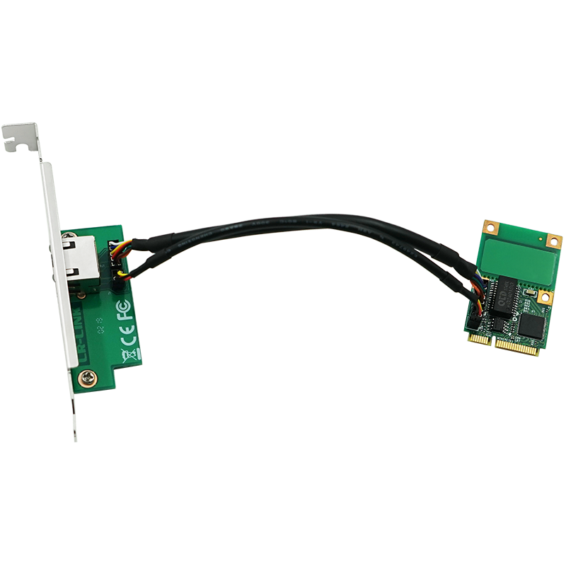 Mini carte réseau pci-express Ethernet RJ45, Port unique Gigabit, LAN 10/LR-LINK/100 Mbps, avec puce Intel I210, 1000, 2206PT