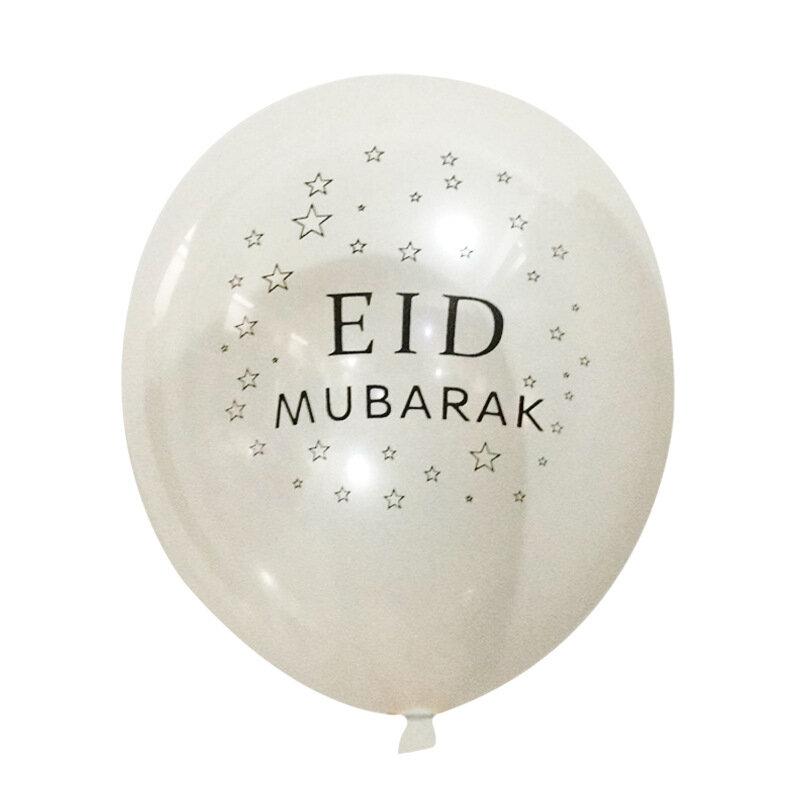 10Pcs EID MUBARAK ตกแต่งบอลลูน Ramadan และ Eid ตกแต่งมุสลิมอิสลามตกแต่งบอลลูนทอง Ramadan Mubarak อุปกรณ์ DIY Party