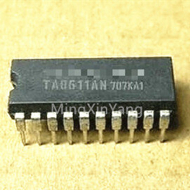 Chip IC de circuito integrado con amplificador de sonido, TA8611AN DIP-20, 5 piezas