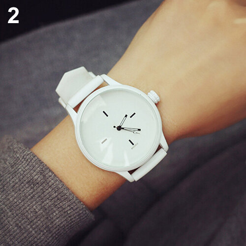 Couple Watch Women's Men's Soft Silicone Strap Clock Jelly Quartz Lover's Gift Sports Wrist Watch Unisex for lovers Fashion watc