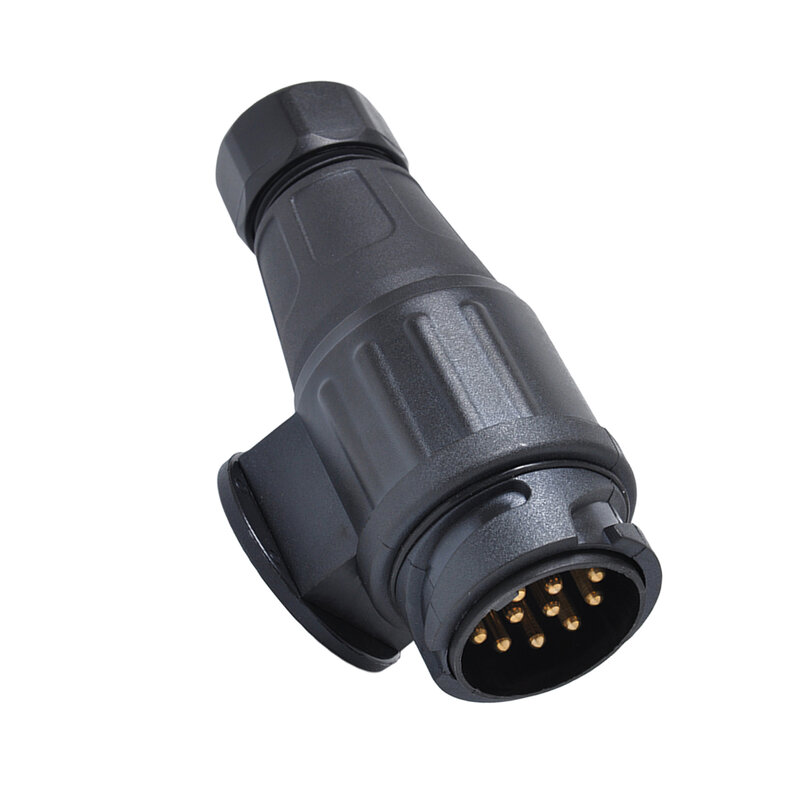 1pcs 12V 13 Pin Car 13 Pin Trailer Plug Waterproof Trailer 13 Pole Plastic Electrical Connector Wiring Connector Adapter A30
