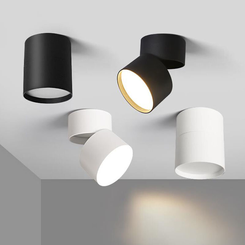 Faretti da incasso a LED a soffitto per lampada vivente 7w 12w 15w illuminazione a soffitto per cucina bagno luce montata su superficie