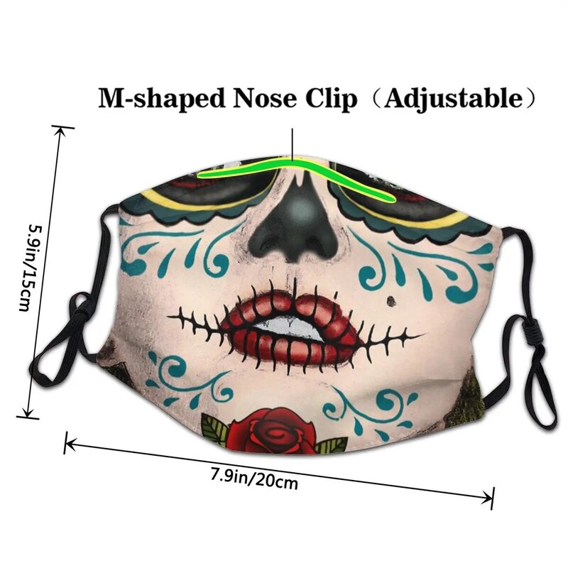Catrina Lips Adult Non-Disposable Mouth Face Mask Anti Haze Dust Protection Cover Respirator