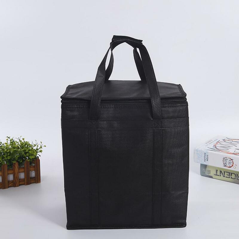 Hot Portable Insulated Thermal Lunch Bags Folding Fashion Picnic Cooler Lunch Bag Insulated Travel Food Tote Bags Box