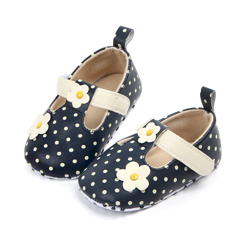 女の赤ちゃんのための水玉模様の靴,ソフトソールのカジュアルシューズ,新しいコレクション2020