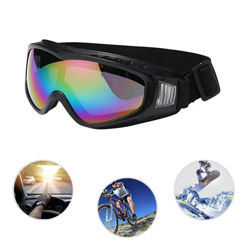Snowboard Goggles Eye Protective Snow Blindness Proof Windproof Anti-fog Snow Ski Goggles for Outdoor