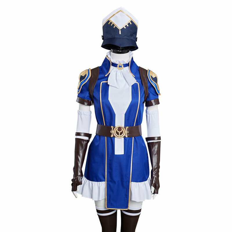 Arcane Game LoL Caitlyn Cosplay szeryf w przebraniu Piltover kostium dla dorosłych kobiet Fantasy stroje na Halloween karnawał garnitur