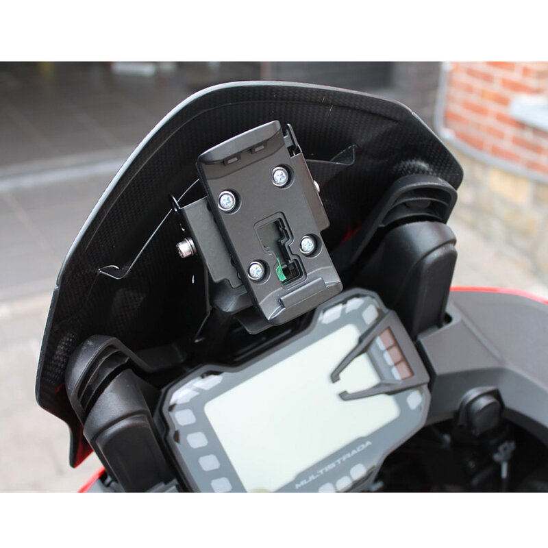 Xe Máy Mới Điện Thoại Di Động Chân Đỡ GPS Tấm Chân Đế Cho Ducati Multistrada 950 S Từ 2017 1260 From2018 Enduro Từ 2016