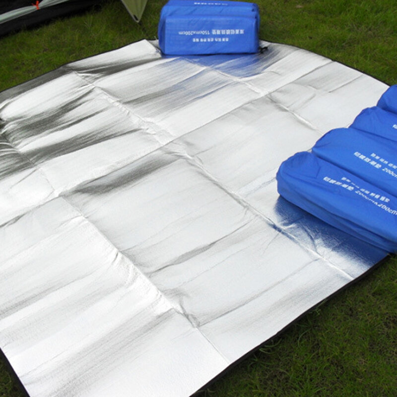 2020 Camping Mat namiot materac wodoodporna folia aluminiowa EVA składany śpiwór piknik Beach Pad wycieraczka zewnętrzna multi-size hot