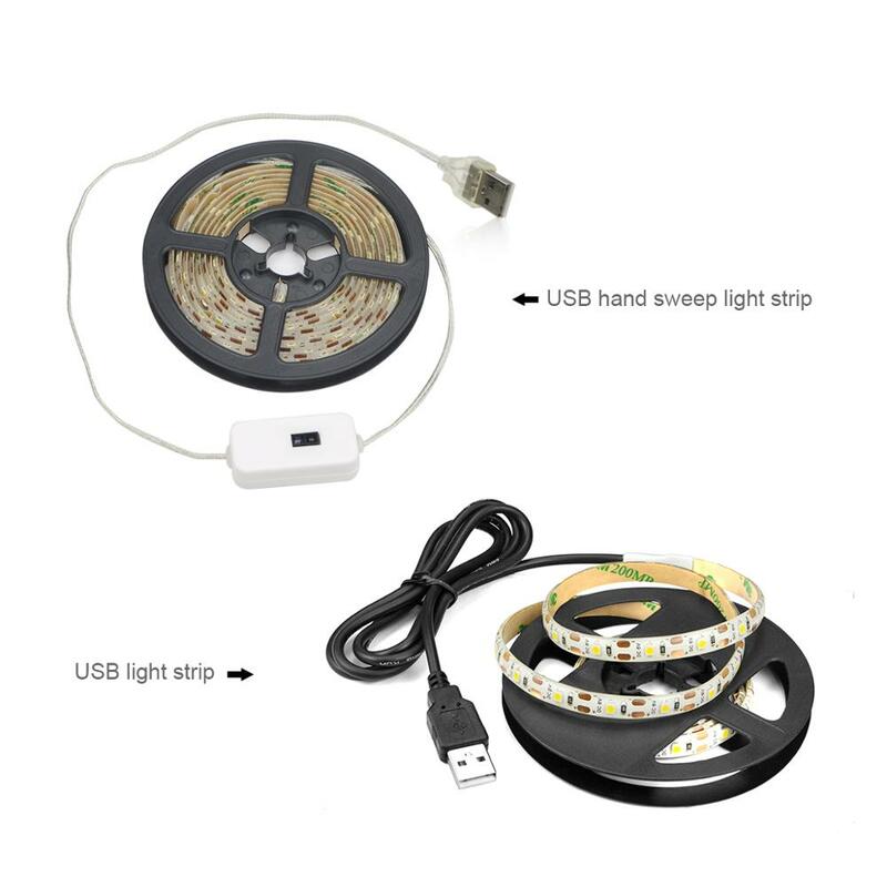 DC 5V Lampe USB Motion Led-hintergrundbeleuchtung LED TV Küche LED Streifen Hand Sweep Winken AUF AUS-Sensor Licht diode lichter Wasserdichte A1