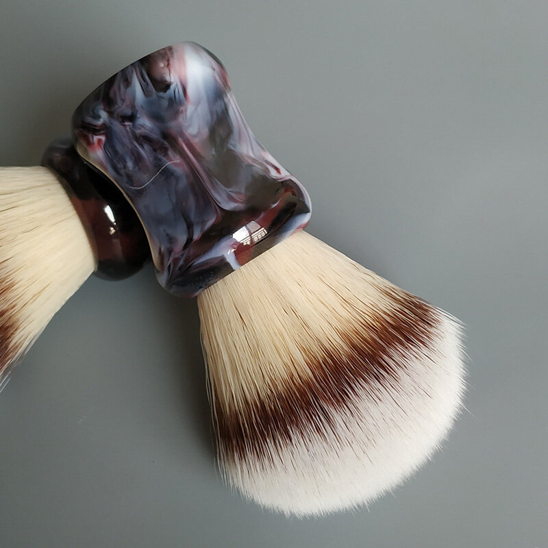 dscosmetic  T4 soft synthetic hair shaving brush resin handle by hand made shave brush for man wet shaving
