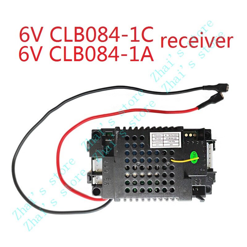 CLB084-4C/4D/4F 12V CLB084-1C/-1A 6V Anak-anak Mobil Listrik 2.4Ghz Remote Control Circuit Board Cocok untuk Zhilebao Model