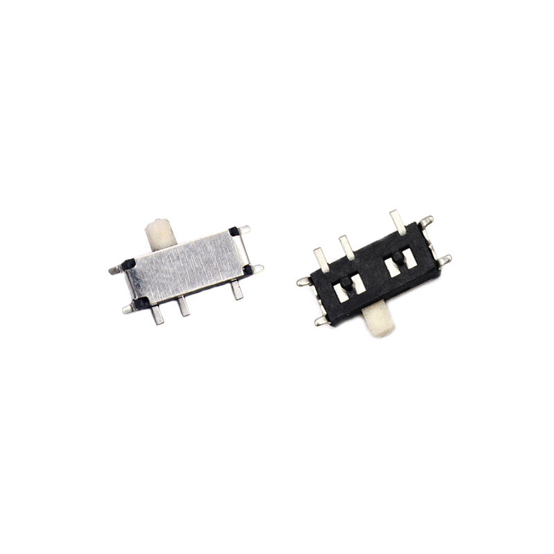 50PCS MSK-12C01-07 MSK-12C01 SMD 7Pin Mini Miniatur Horizontal Micro Geser Toggle Switch 2 Posisi On-OFF 1P2T H = 1.5MM