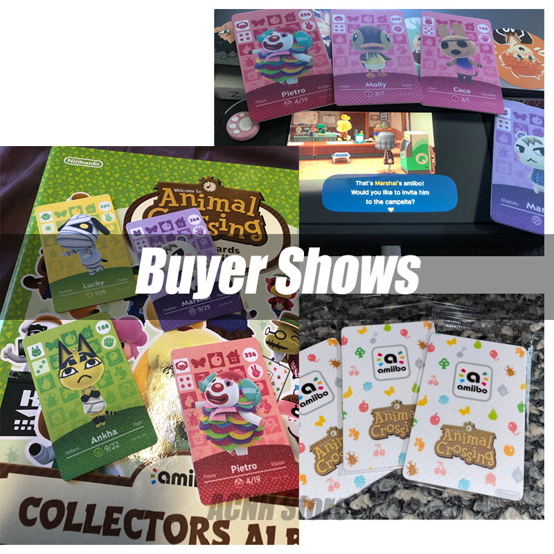 Cat Octopus Villager Carte Amiibo 동물 횡단 NS 스위치 3DS 게임 세트 NFC 카드를위한 새로운 Horizons 게임 카드 Raymond Zucker