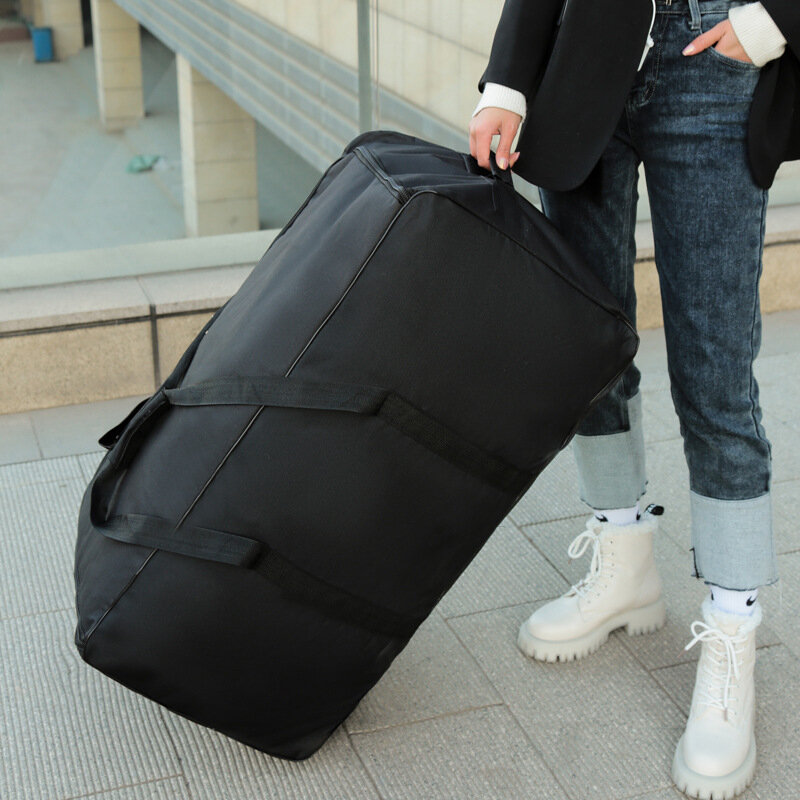 Многофункциональная Универсальная Дорожная сумка унисекс на колесиках, Большая вместительная Спортивная прочная простая сумка из ткани Оксфорд, чемодан для багажа, 2022