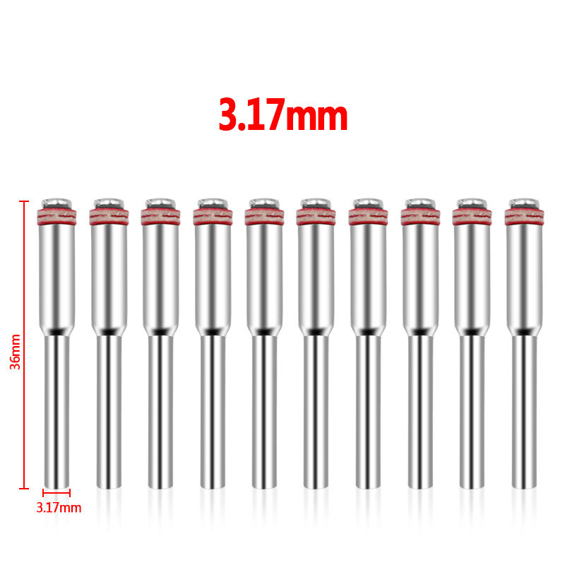 8Pcs Dremel Accessories 3mm Miniature Clamping Connecting Lever Polishing Wheel Mandrel Cutting Wheel Holder for Rotary Tool