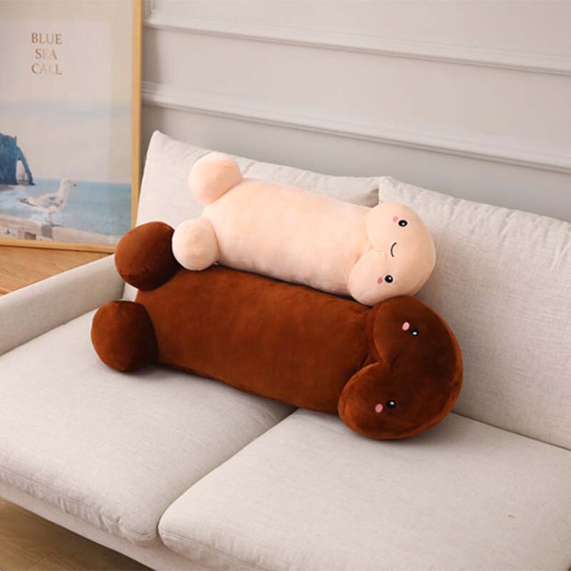 1 pcs Romantic long Penis Plush Toys Pillow Sexy Soft Stuffed Funny Hormone Cushion Simulation Lovely Dolls Gifts for Girlfriend