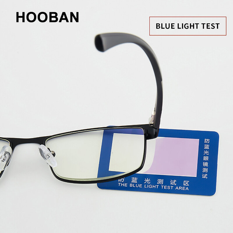 แว่นสายตายาวป้องกันแสงสีฟ้า kacamata baca สแตนเลสสำหรับผู้ชายแฟชั่นสำหรับผู้หญิง