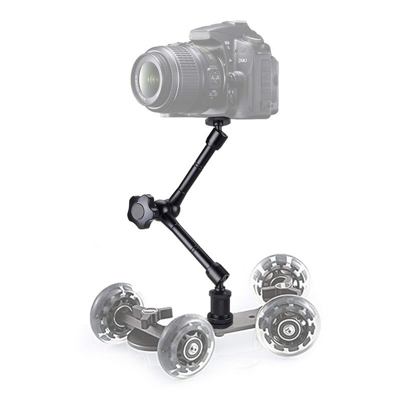 Металлический шарнирный магический рычаг 7/11/23 дюйма, Супер Зажим-краб для вспышки, ЖК-монитора светодиодный Светодиодная лампа для видеосъемки, SLR, DSLR-камеры