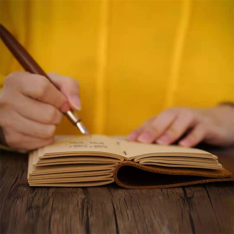 Authentieke Vintage Lederen Dagboek Notepad Dagboek Graffiti Vintage Handgemaakte Reizen Dagboek Verjaardagscadeau Notebook Pocket Boek