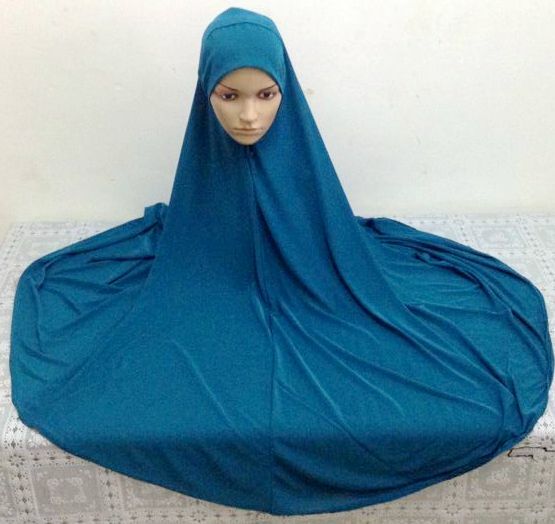 Musulmano grande Overhead Abaya Robe Islam abbigliamento abbigliamento donna abito da preghiera sciarpa lunga Ramadan Hijab cappello da preghiera foulard nuovo