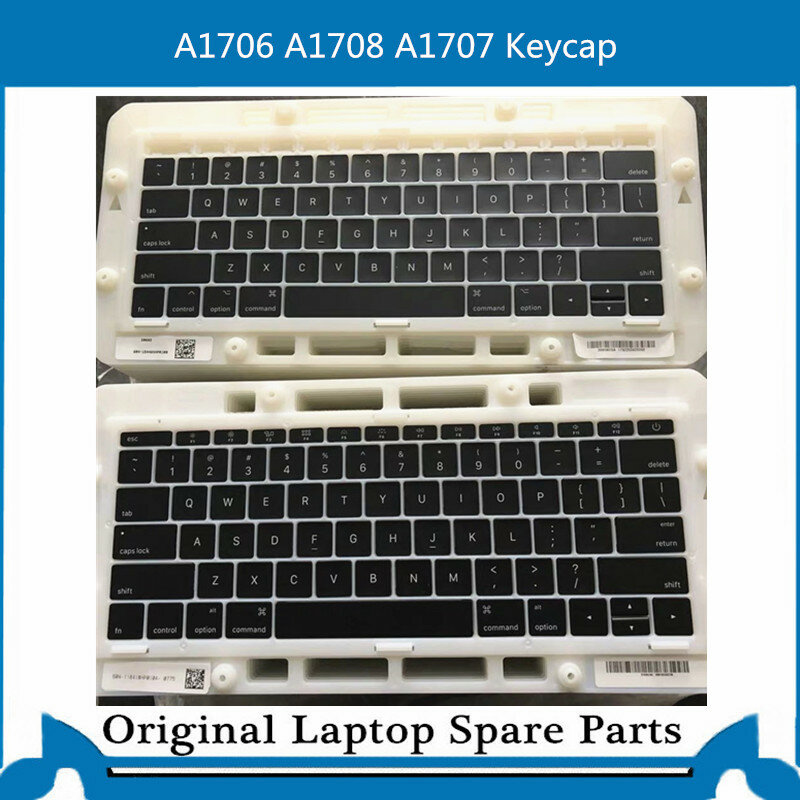 Originale A1706 A1707 US Keyboard Key Cap genuino nuovo per Macbook Pro 13.3 "Retina Keycap Standard inglese 2016-2017