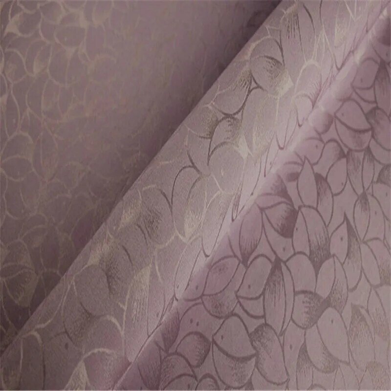 Tissu Jacquard en soie et coton, 20 m/m, 44 pouces, motif Floral, mélange de Viscose pour vêtements chinois Han