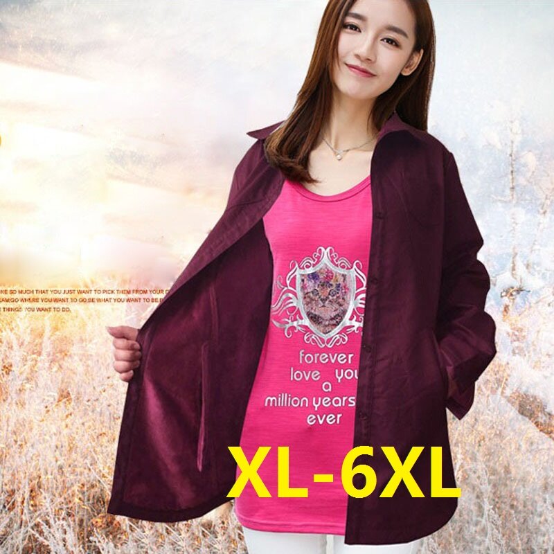 Блузка женская плюшевая, с длинным рукавом, теплая, осенняя, размера плюс, 4XL, 5XL, 6XL