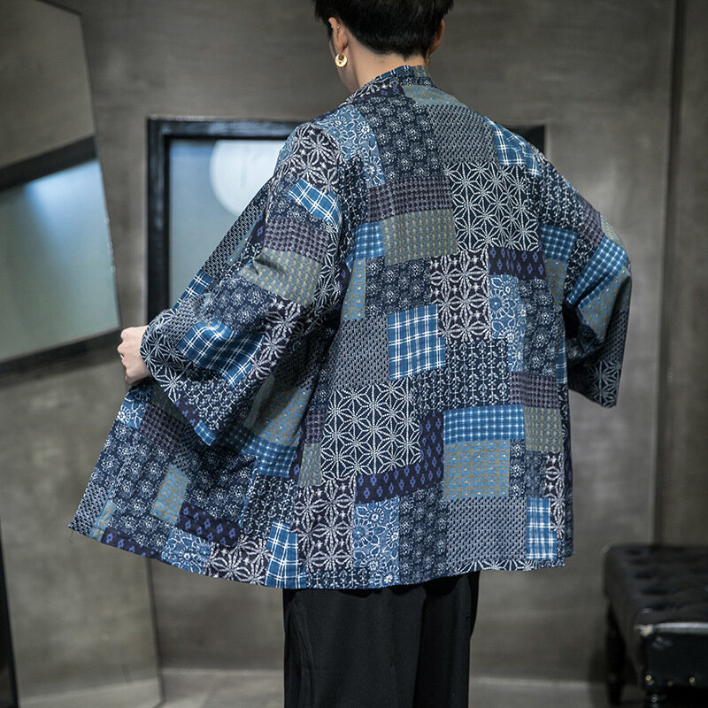 Kimono Jepang Kimono Tradisional Wanita Kimono Kardigan Harajuku Streetwear Mantel Pakaian Jepang Blus Haori Kimono Musim Panas