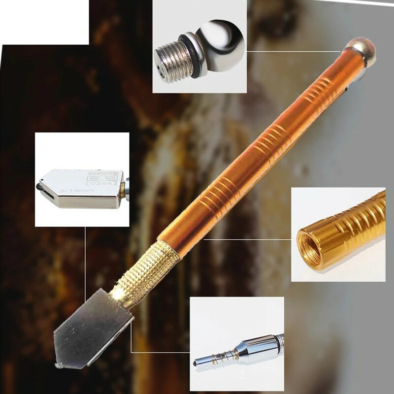Cortador de vidro diamante diamantes de vidro minerais cabeça de cortador 175mm lâmina de aço ferramenta de corte anti-skid lidar com ferramentas de construção