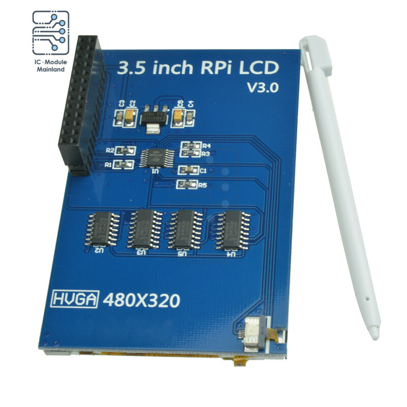 3,5 дюймовый сенсорный экран TFT ЖК-дисплей монитор 320x48 0 разрешение SPI RGB цифровой сенсорный дисплей модуль платы для Raspberry Pi