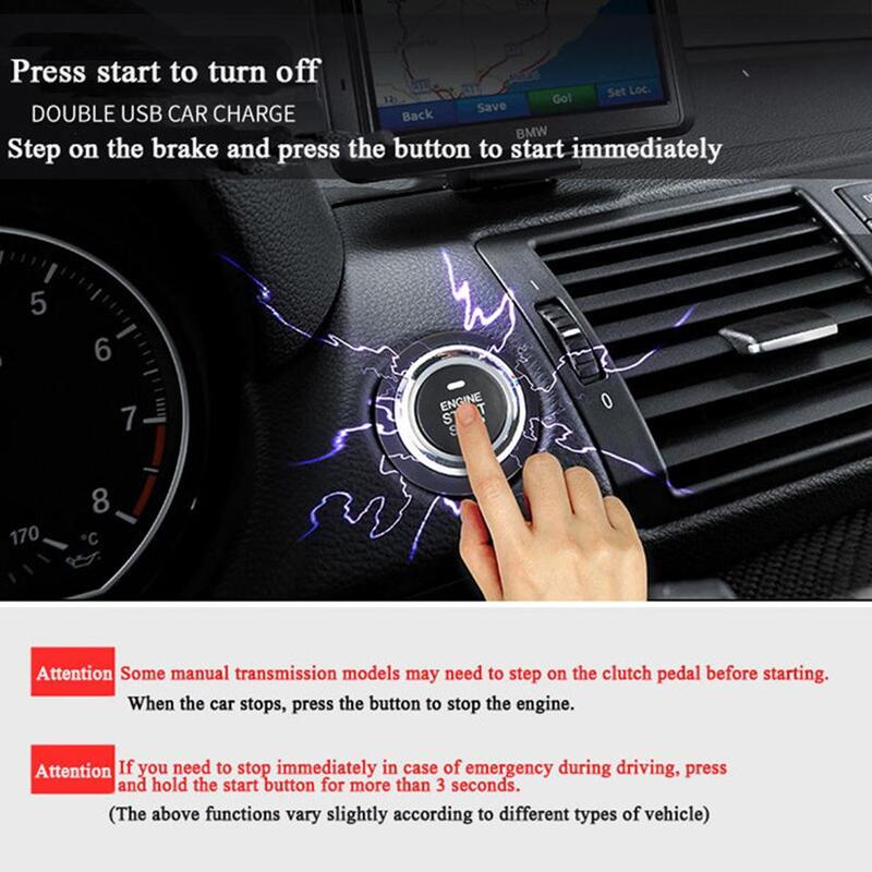12v carro suv keyless sistema de entrada do motor sistema de alarme de partida de um botão sistema de partida remoto starter stop acessórios do carro