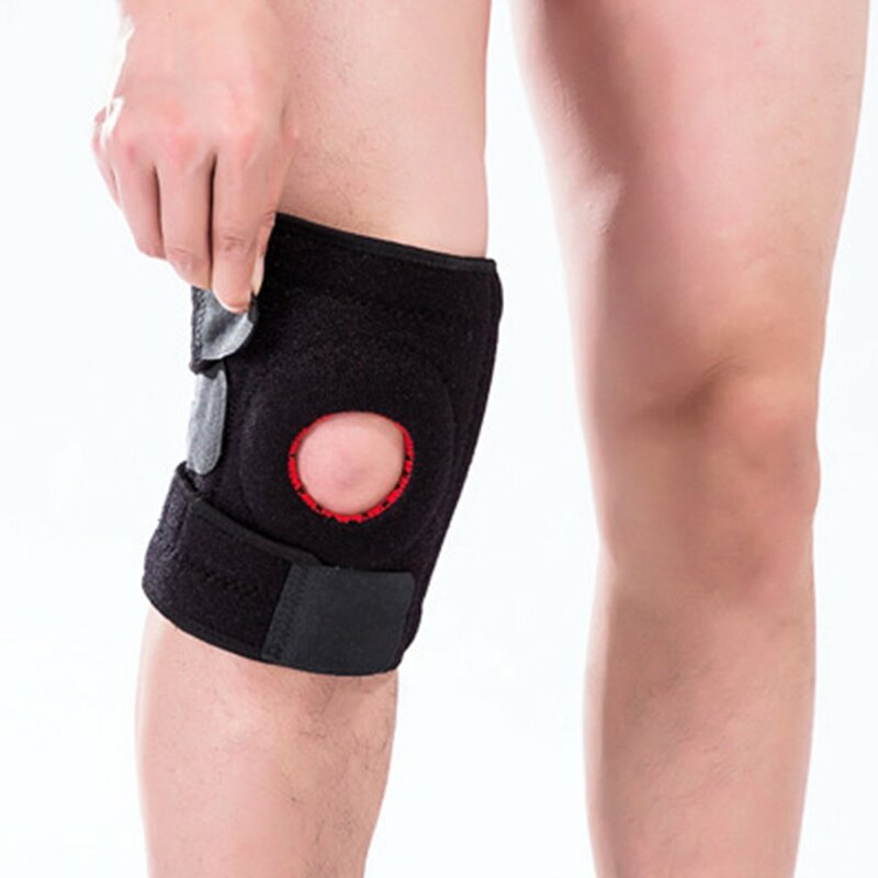 Breathable Non-Slip Knee Protector Spring Knee Pads For Tourists Warm Sports Anti-Collision Leg Protector