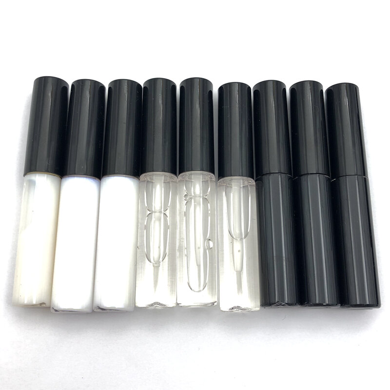 Wholesale 10pcs Eyelash Glue Clear-white Dark-black Waterproof EyeLash Glue False Eyelashes Glass Makeup Adhesive Cosmetic Tools