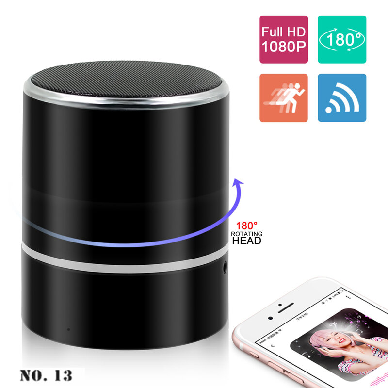 WiFi Camera Cam Traveling Use Bluetooth Speaker Wireless Voice Phone Control Ai Noise Reduction Audio for Camping Enterainment