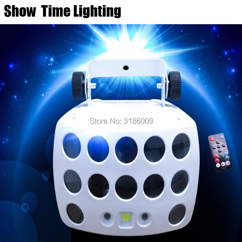 New Arrival Remote Control DJ Led Laser Strobe 3 In 1 Disco Colorful Butterfly Light Good Use For Home Party KTV Nightclub Dance