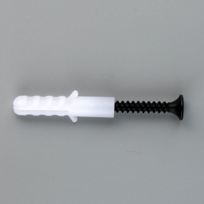 Małe kotwy ścienne kołki standardowe łączniki nylonowa samogwintująca plastikowa rurka śruba rozprężna 6MM stała wisząca deska