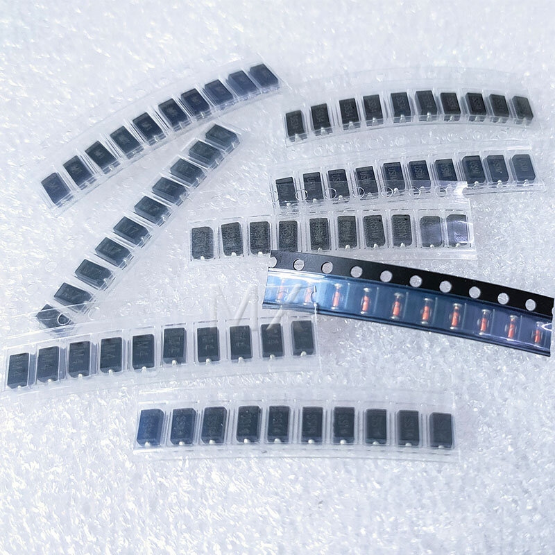 Paquetes de diodos SMD de 8 tipos * 10 Uds = 80 Uds./lote M1 (1N4001) / M4 (1N4004) / M7 (1N4007)/ SS14 US1M RS1M SS34 LL4148 KIT