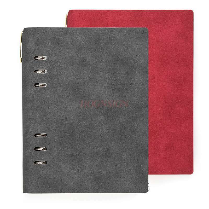 A5 loose-leaf oco notebook criativo simples negócio substituível bloco de notas interno