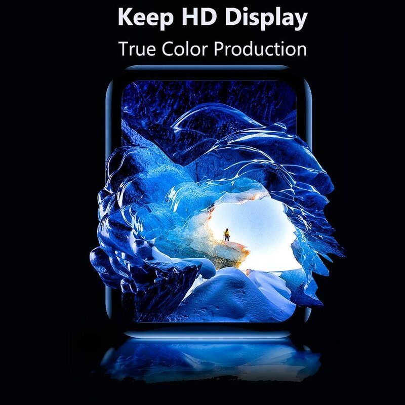20D Penutup Film Pelindung Lembut Tepi Melengkung untuk Imilab KW66 Jam Tangan Pintar Bluetooth 5.0 Pelindung Layar Cakupan Penuh (Bukan Kaca