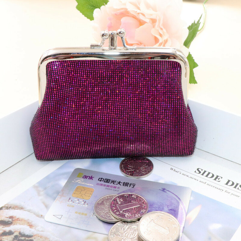 2021 neue Mode Brieftasche Frauen Kupplung Geldbörsen Haspe Kleine Kreative Mini Geldbörse Damen tragbare handtasche PU helle grid kurze brieftasche