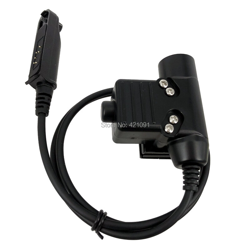 Baofeng-walkie-talkie táctico PTT para BF-A58, 9700, GT-3WP, R760, UV-9R Plus, 98, 68, S2 PRO, 9G, 5S, XR, 82WP, Max, V2, COMTAC, MSA, TCA