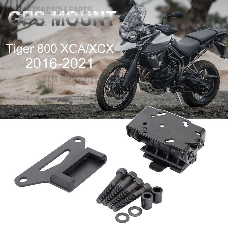 For Tiger 800 XCX/XCA 2016-2021 Motorcycle Navigation Bracket GPS Plate Bracket Phone Holder USB 2020 2019 2018 2017