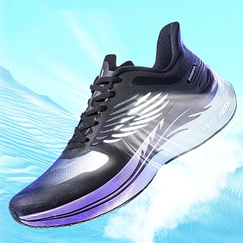 ONEMIX 2023 oryginalne świecące buty do biegania waga maraton oddychające siatkowe trampki sportowe antypoślizgowe letnie buty sportowe