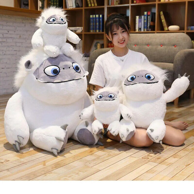 35Cm/55Cm Anime Abominable Monster Snowman Everest Mainan Figur Lembut Boneka Boneka Hadiah untuk Anak-anak Hadiah Anak-anak