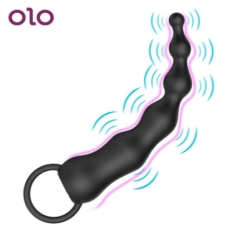 Sex Toys Butt Plug Stimulator Anal Beads 10 Speed Anal Vibrator For Men Women Prostate Massage With Pull Ring