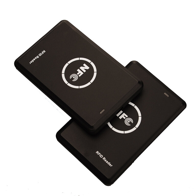 Lettore di schede RFID duplicatore fotocopiatrice 125KHz portachiavi NFC lettore di Smart Card scrittore programmatore crittografato 13.56MHz uid keyfobs