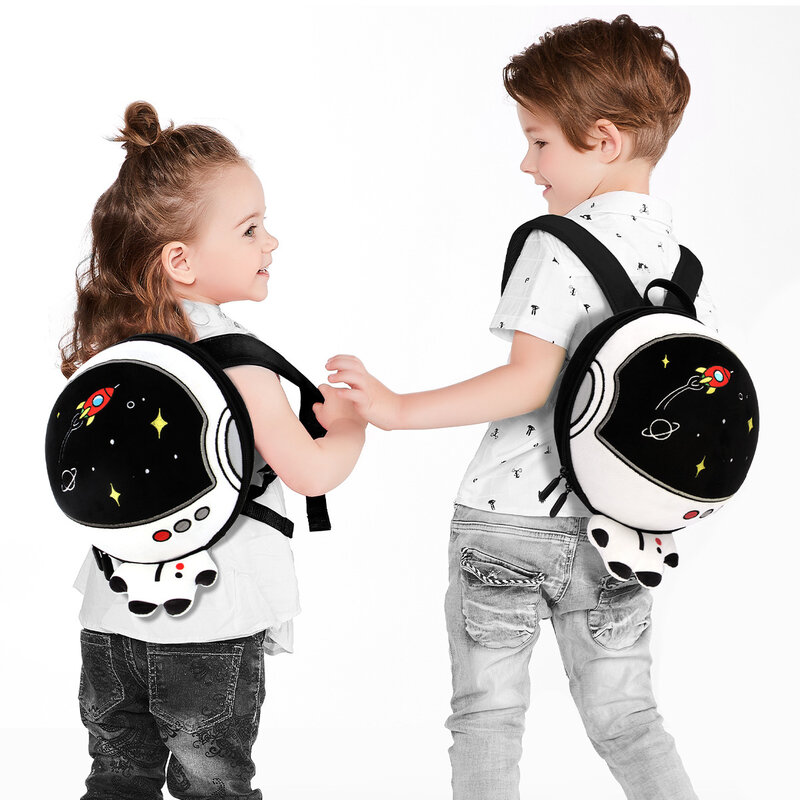 Space Bag Kids Backpack Boys Cartoon Plush Girls Bag Children Backpacks Kawaii Kindergarten Bag Gift For Baby Preschool Toddler