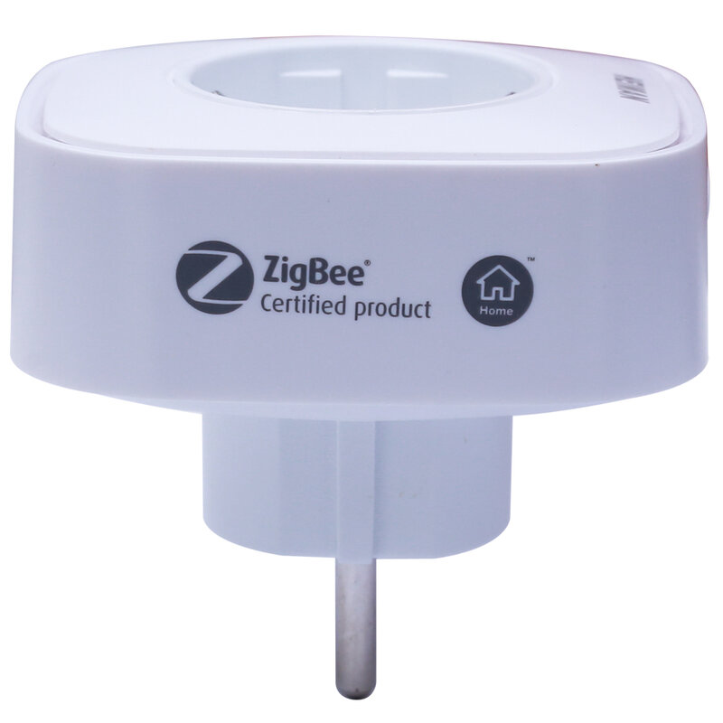 Europe Zigbee Plug Smart Power Metering on APP, 16A Socket Zigbee